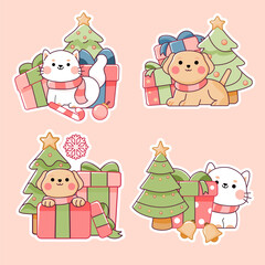 Cute Little Paws Gifts Sticker