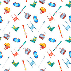 Watercolor illustration on the theme 