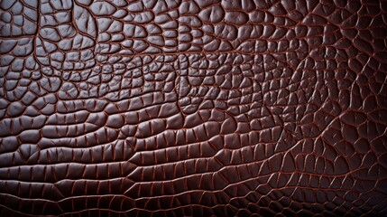 A intricate pattern of artistic expression adorns the supple leather surface, inviting the viewer to appreciate the complexity and beauty of the artwork