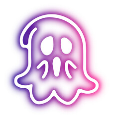 Set of Halloween neon