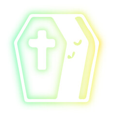 Obraz premium Set of Halloween neon