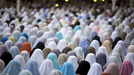 Group of Muslim Women in Hijab