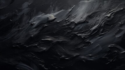 black paint strokes background.