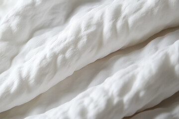 Obraz premium Close-up photography capturing the subtle thread count in cotton textures 