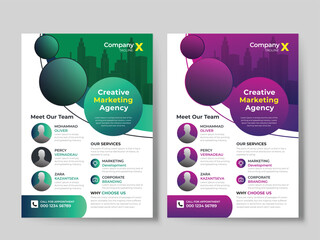 modern corporate Business Flyer Template