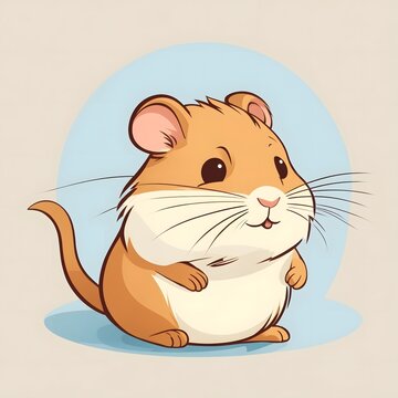 recommend clip art: Gerbil illustration AI Generative