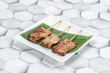 Thai cuisine - grilled pork skewer