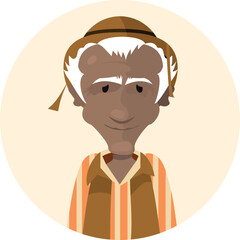 Sertanejo - um homem humilde do nordeste do Brasil, região semi árida. agreste