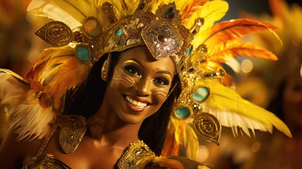 Papier Peint photo École de danse Rio de Janeiro Carnival (Brazil) - One of the most famous carnivals in the world.