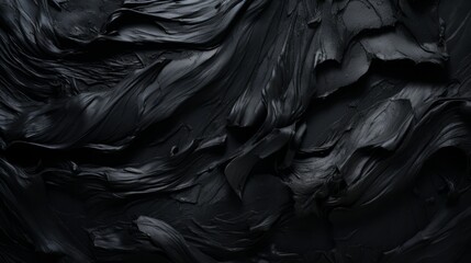 black paint strokes background.