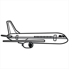 Airplane coloring book pages for kids, Airplane coloring page