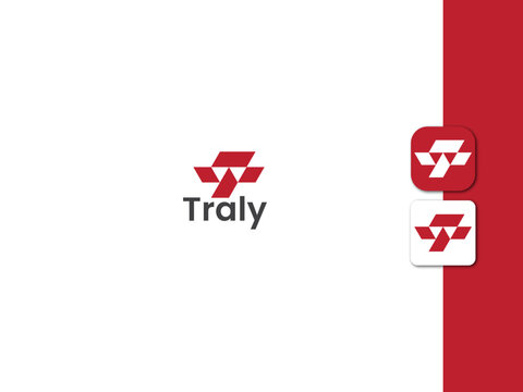 letter t logo design template 