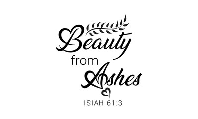 Biblical Phrase, Christian Faith, typography for print or use as poster, card, flyer or T Shirt