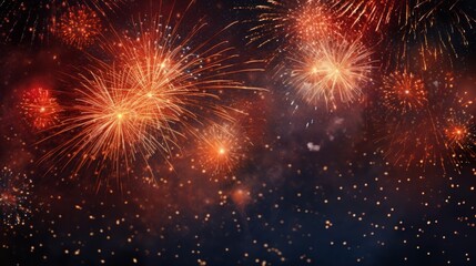 Fototapeta premium fireworks festive background.