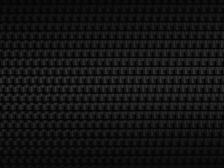 Black metal texture steel background. Perforated metal sheet.