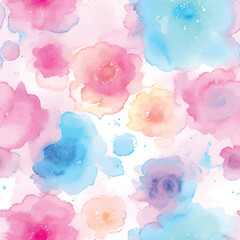 watercolor seamless pattern design 