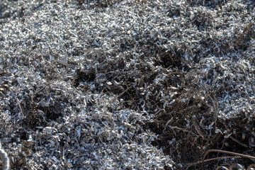 Metal chips background