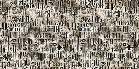 seamless graffiti letters pattern tile background wallpaper good for tapestry, cloth, fabric printing