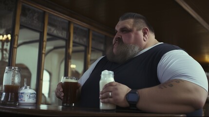 Portrait looking, symmetrical asymmetry