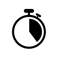 stopwatch icon with simple design.time icon