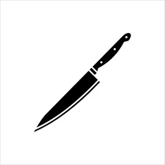 Knife icon. For your design, logo. Vector illustration isolated on white background