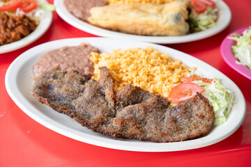 milanesa de res empanizada