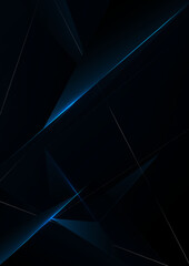 blue abstract ,background polygon elegant background and banner business  product present
