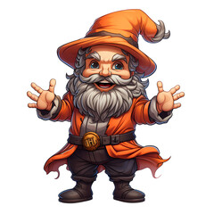 Naklejka premium Fun Halloween Clipart Illustration