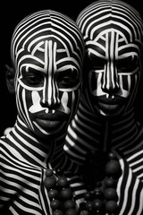 Portrait looking into the camera