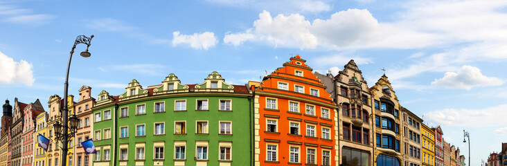 Houses in Wroclaw