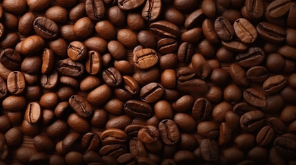 Coffee beans background