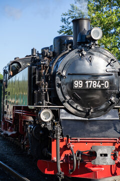Rasender Roland: Historic Steam Train in R&uuml;gen, Germany