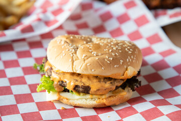 hamburguesa americana