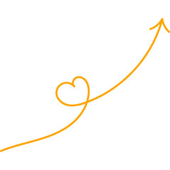 Obraz premium Aesthetic Arrow Line