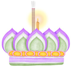 Krathong for Loi Krathong festival 