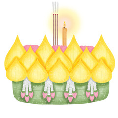 Krathong for Loi Krathong Festival 