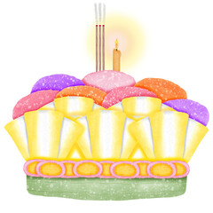 Krathong for Loi Krathong festival 