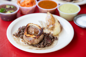 carne asado con tuetano