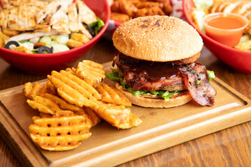 bbq burger