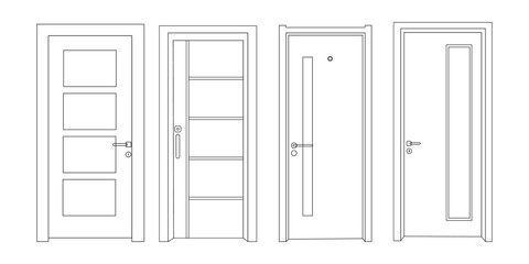 Bedroom Wooden Door. Latest House Door Designs With Pictures. Doors & Windows for Home & Office.