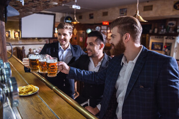Men at the pub