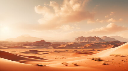 Fototapeta na wymiar beautiful dune in golden light
