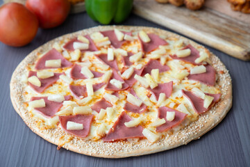 pizza hawaiana
