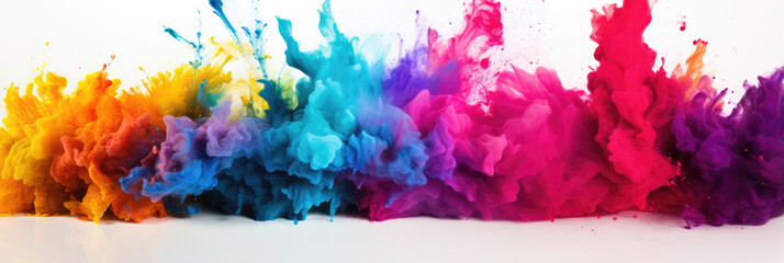 bright alco ink in water abstract background