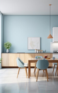 A Modern Kitchen, Nautical Accents, Made by AI, Artificial Intelligence