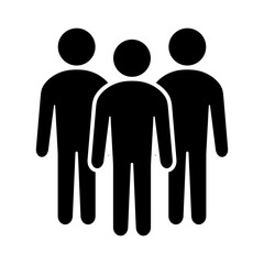 Symbol, ikona ludzi. Plik wektorowy.