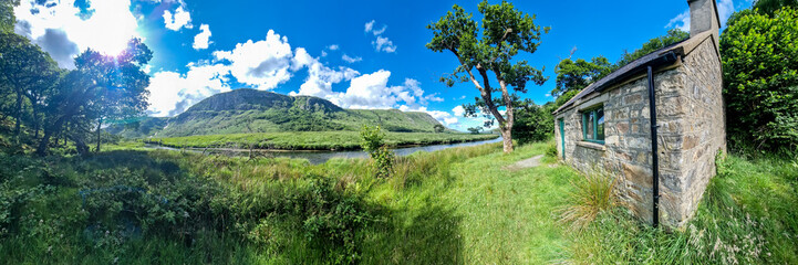 The beautiful Glenveagh National Park in County Donegal, Ireland