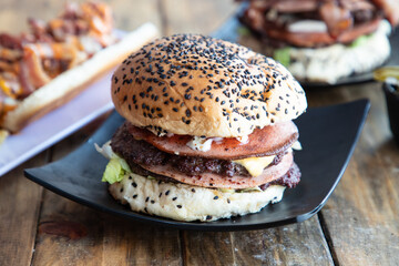 hamburguesa doble