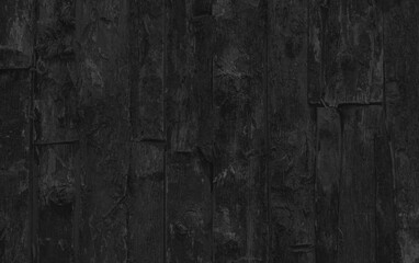 Empty black wood natural wall panel ,abstract  wood background and texture. patterns, quoit, old, broken, ancient, rotted,obsolete weathered cracked , space for work, vintage wallpaper, close up
