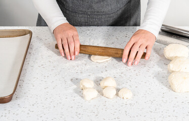 Homemade naan dippers
